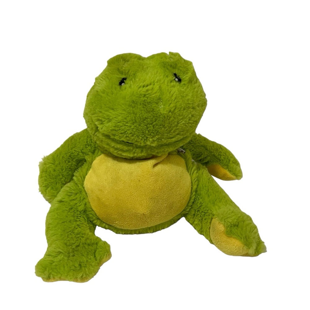 Cozy Hugs Warmies Microwavable Freezable Frog Aromatherapy Wheat Lavender Plush